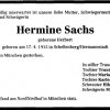 Herbert Hermine 1915-1994 Todesanzeige